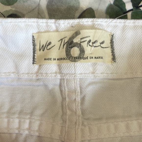 Free People Out Of Ordinary White Distressed Mini Skirt NWT - Picture 12 of 14